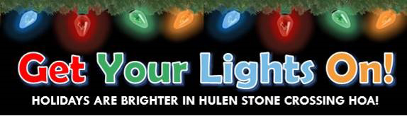 Hulen Stone Crossing HOA - Holiday Decorating Contest